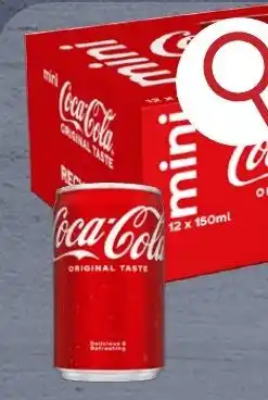 ALDI Miniblikjes Coca-Cola Regular aanbieding