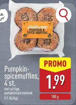 ALDI Pumpkin Spice Muffins aanbieding