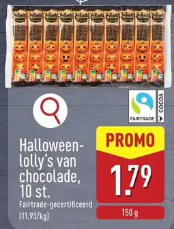ALDI Halloweenlolly's van Chocolade aanbieding