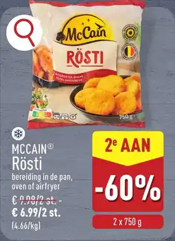 ALDI Mccain Rösti aanbieding