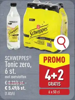 ALDI Schweppes Tonic Zero aanbieding