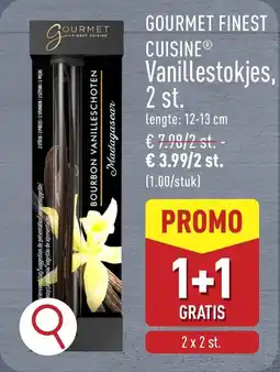 ALDI Gourmet Finest Cusine Vanillestokjes aanbieding