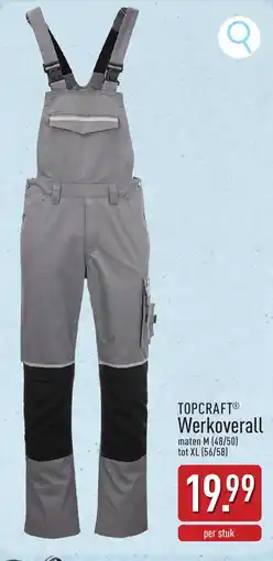 ALDI Topcraft Werkoverall aanbieding