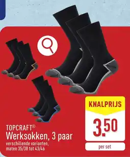 ALDI Topcraft Werksokken aanbieding