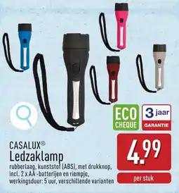 ALDI Casalux Ledzaklamp aanbieding