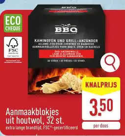 ALDI Aanmaakblokjes uit Houtwol aanbieding