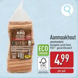 ALDI Aanmaakhout aanbieding