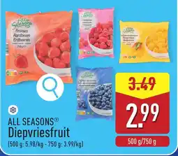 ALDI All Seasons Diepvriesfruit aanbieding