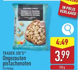ALDI Trader Joe's Ongezouten Pistachenoten aanbieding