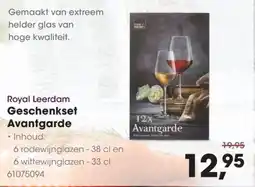 Hanos Royal Leerdam Geschenkset Avantgarde aanbieding