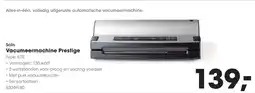 Hanos Solis Vacumeermachine Prestige aanbieding