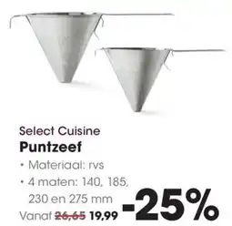 Hanos Select Cuisine Puntzeef aanbieding
