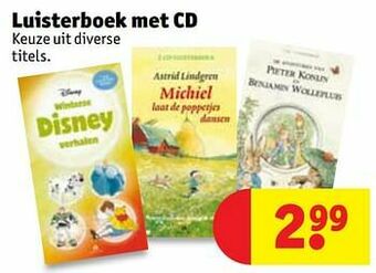 Kruidvat Luisterboek met cd aanbieding