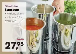 Hanos Demeyere Sauspan aanbieding