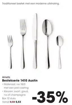 Hanos Amefa Bestekserie 1410 Austin aanbieding