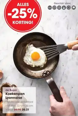 Hanos de Buyer Koekenpan Lyonnaise aanbieding