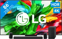 Coolblue LG 86 QNED86 EVO 4K (2025) + LG DS70TR aanbieding
