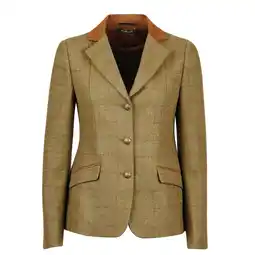 Decathlon Rijjas met suède kraag voor meisjes Dublin Albany Tweed aanbieding