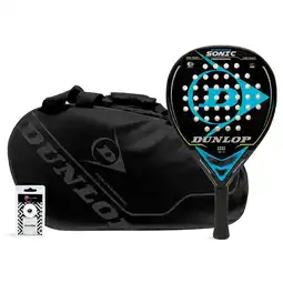 Decathlon Pack Dunlop Sonic Intro Carbon Black aanbieding