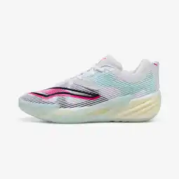 Decathlon Basketbalschoenen voor volwassenen All-Pro Nitro 2 wit groen aanbieding