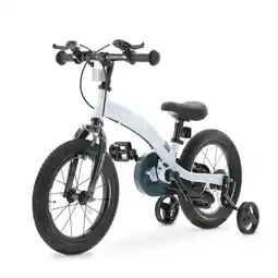 Decathlon Qplay Miniby Kinderfiets 14 inch - 3 in 1 - loopfiets - Blauw aanbieding