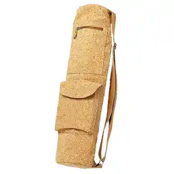 Decathlon Sports bag, yoga mat, Pilates and fitness, cork leather, 74 x 18 cm aanbieding