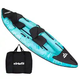 Decathlon Kayak - Turquoise - Met kayak zitjes en draagtas - 2/3 personen aanbieding