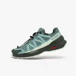 Decathlon Trailschoenen voor dames GoreTex Speedcross Peak GTX groen/grijs aanbieding