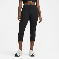 Decathlon Nike Fast Mid-Rise Crop hardlooplegging voor dames aanbieding