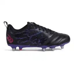 Decathlon Hybride Rugbyschoenen Canterbury Stampede Team Sg Zwart En Paars aanbieding