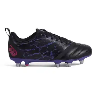 Decathlon Hybride Rugbyschoenen Canterbury Stampede Team Sg Zwart En Paars aanbieding
