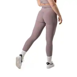 Decathlon Naadloze Ribbed v2 Seamless Scrunch Legging Voor Fitness - Plum Blossom aanbieding