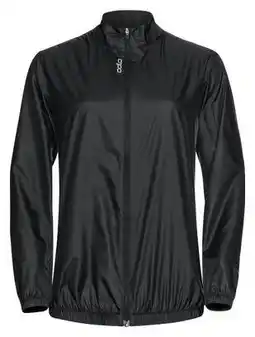 Decathlon Odlo Essential winddicht windjack voor dames zwart aanbieding