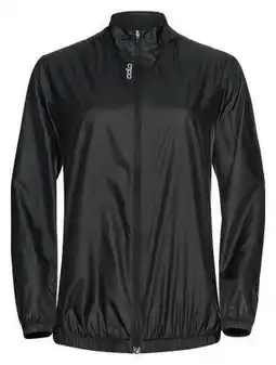 Decathlon Odlo Essential winddicht windjack voor dames zwart aanbieding