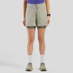 Decathlon X-Alp 5 inch 2-in-1 trail running short ODLO aanbieding