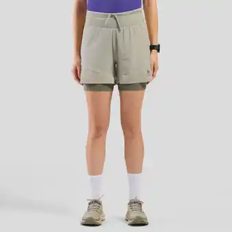 Decathlon X-Alp 5 inch 2-in-1 trail running short ODLO aanbieding
