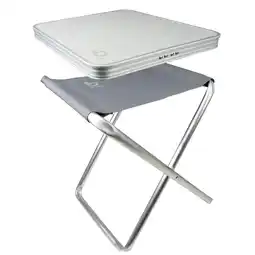 Decathlon Mini aluminium opvouwbaar krukje camping tafel vissen stoel aanbieding