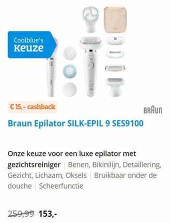 Braun Epilator Silk-EPIL 9 SES9100