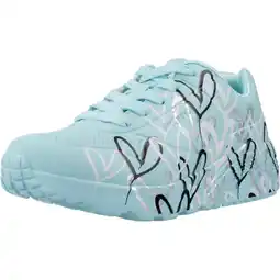 Decathlon Sneakers Skechers Model Uno Lite - Metallic Kleur Blauw aanbieding