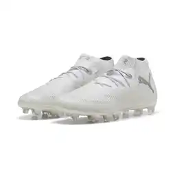 Decathlon FUTURE 8 ULTIMATE AG voetbalschoenen PUMA White Matte Silver Gray aanbieding