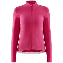 Decathlon Fietsshirt - Craft Adv Essence Jersey lange mouw - XS - Dames - Roze - Fietsshir aanbieding