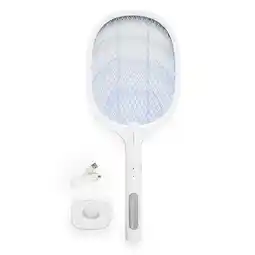 Decathlon 2-in-1 Oplaadbare Insectenracket met Uv-licht InnovaGoods Wit aanbieding