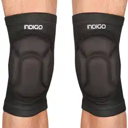 Decathlon Kniebeschermers Voor Volleybal Met Versterkte Pad INDIGO Zwart aanbieding