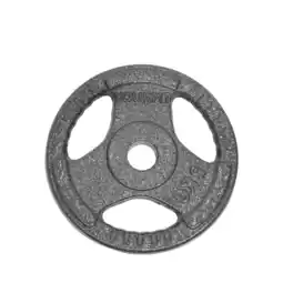 Decathlon GEWICHTSTRAININGSSCHIJF MET HANDVAT 5 KG (30 MM) (STUK) aanbieding