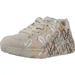 Decathlon Sneakers Skechers Model Uno Lite - Metallic Kleur Beige aanbieding
