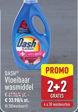 ALDI Dash Vloeibaar Wasmiddel aanbieding
