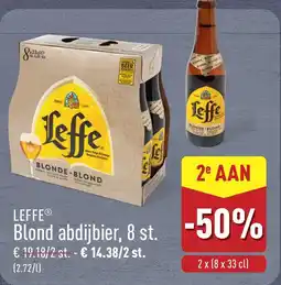 ALDI Leffe Blond Abdijbier aanbieding