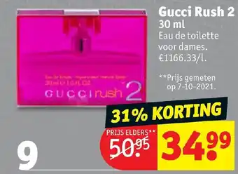 Kruidvat Gucci Rush 2 30ml aanbieding