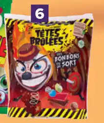 Carrefour Zakjes snoep Têtes Brûlées aanbieding