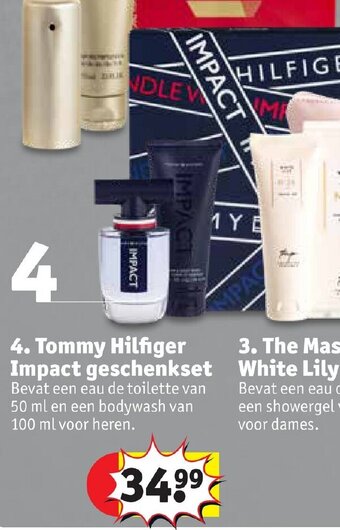 Kruidvat Tommy Hilfiger Impact geschenkset aanbieding